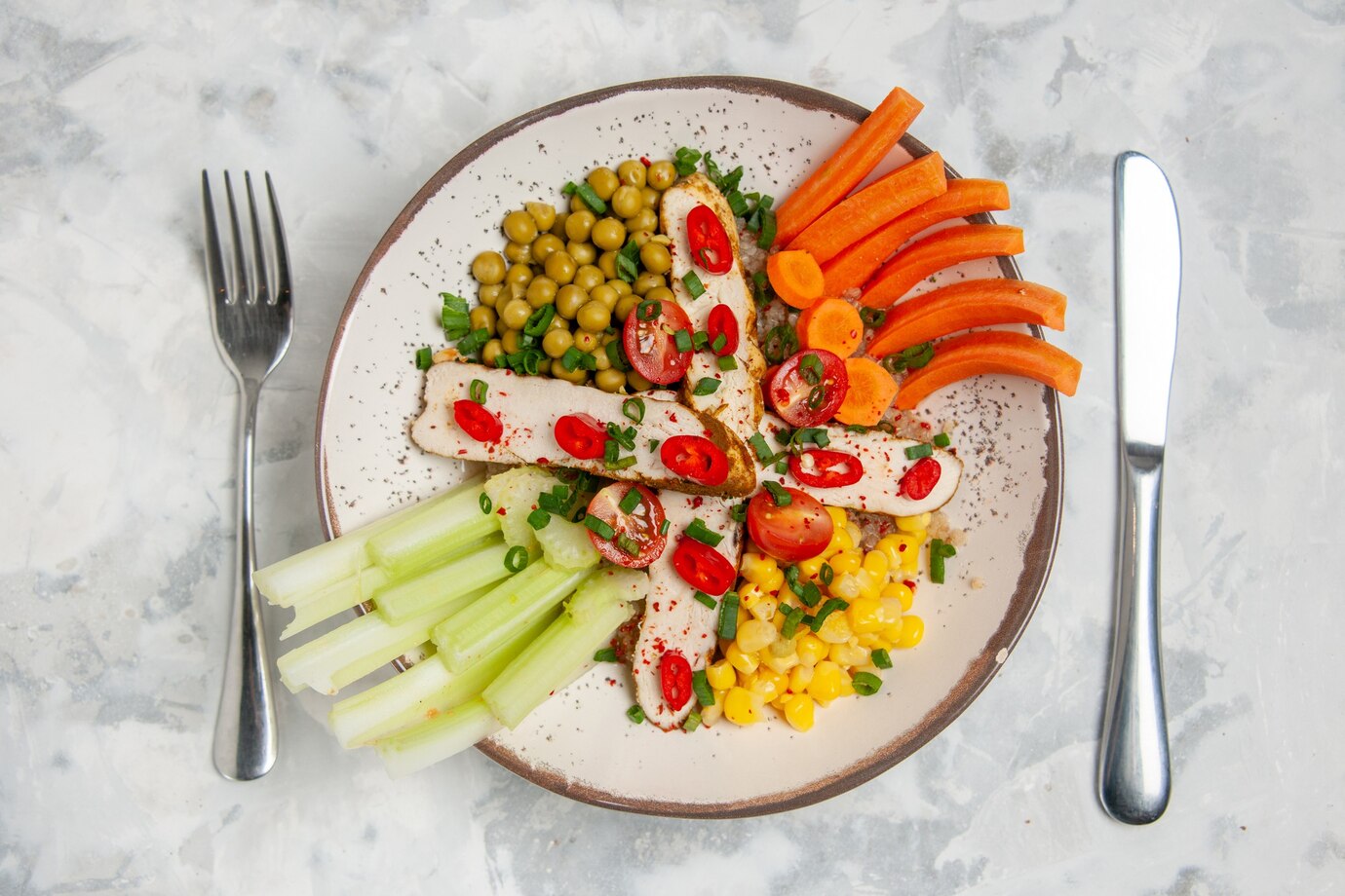 Entrée vegan gastronomique